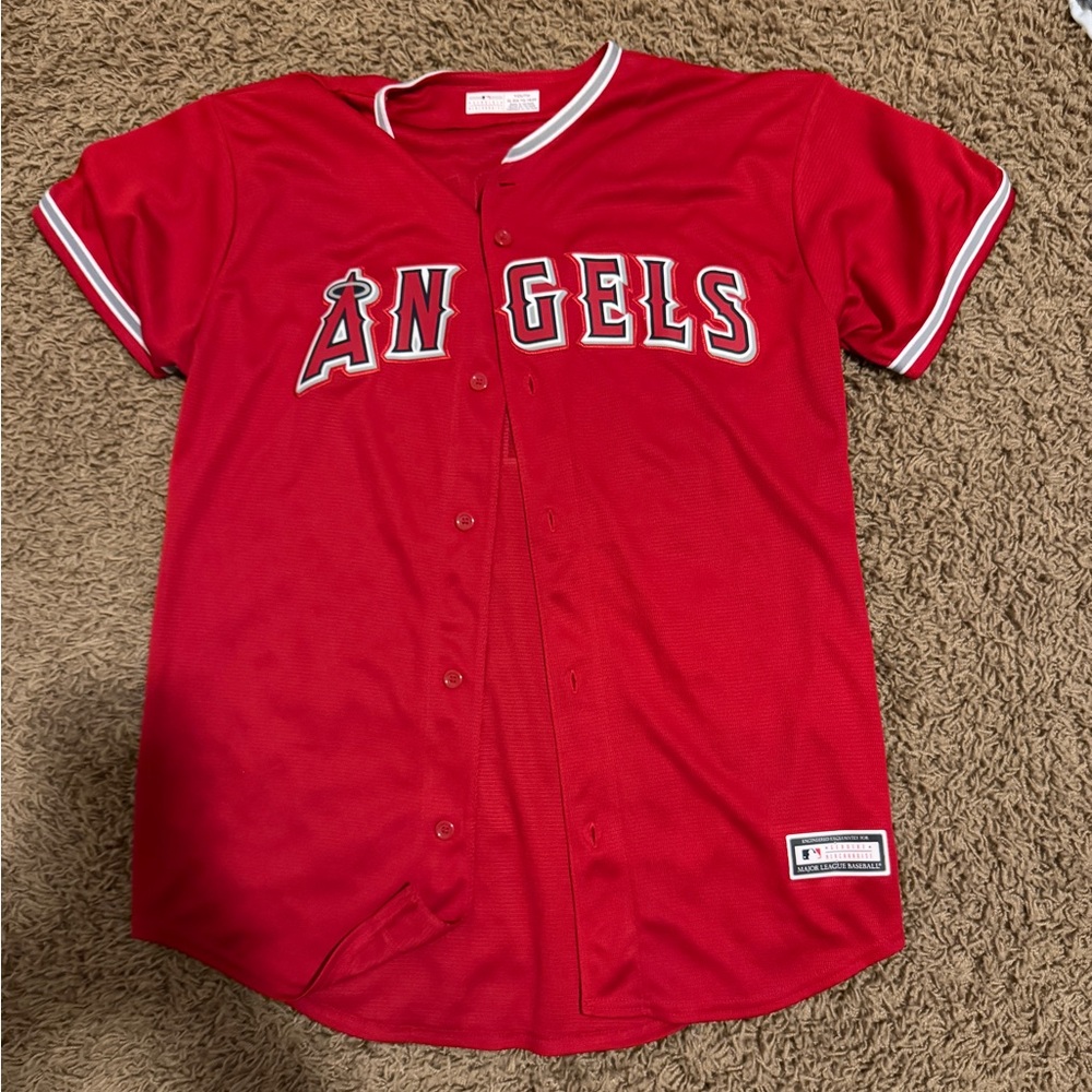 YOUTH XL mike trout jersey